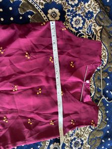 Burgundy Embellished Dress
