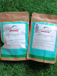 Alps Goodness Rosemary&amp;Curry Leaf Powder Pack Of 2