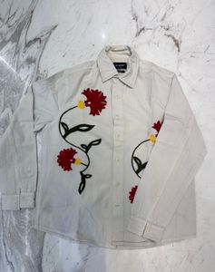 Floral Embroidered Shirt
