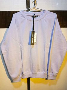 Lavender Oversized Sweatshirt