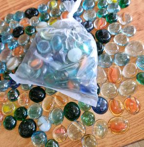 Assorted Glass Marbles– Decorative, Vibrant