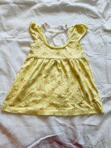 Adorable Umbrella Print Baby Dress
