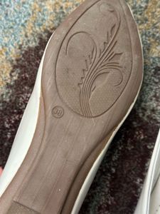 White Ballet Flats