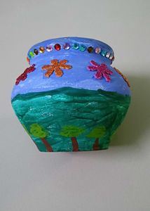 Handmade Clay Trinket Box