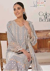 Heavy Work Pakistani Unstitched Dress Material
