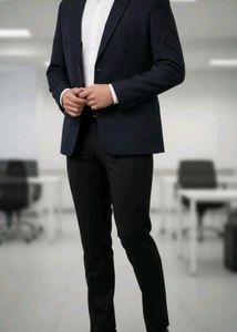 Classic Navy Blue Suit