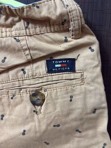 Printed Khaki Shorts
