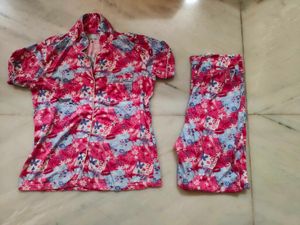 Floral Print Pajama Set