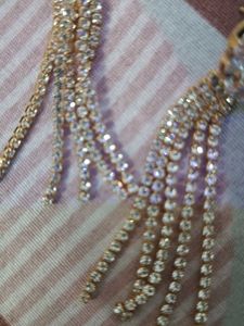 Sparkling Rhinestone Dangle Earrings