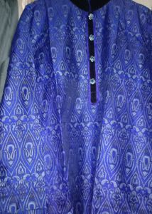 Party Wear Kurta Pajama Stones Buttons
