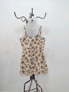 Floral Print Sleeveless