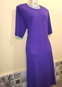 Size Large🎁Buy 2 Get 1 Free 🎁Purple Midi Dress