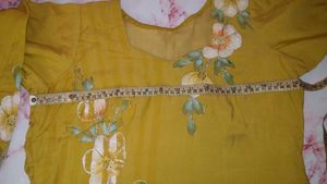 floral hand printed kurti 🌸