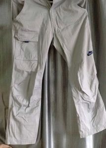 White Grey  Nike Cargo Pant.