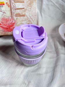 Glass Cup with Lid