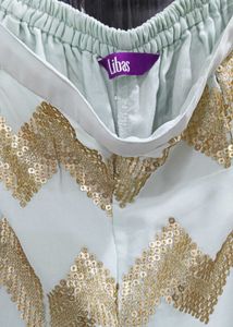 Libas Sequence Kurta Set With Potli