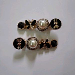 Floral Hair Clips (Set of 2)
