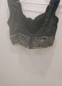 Orange Floral Print Scarf