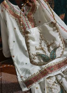 Embroidered Salwar Kameez with parsh and Dupatta