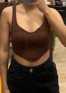 ZARA Seamless Corsetry Inspired Top