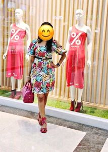 ONLY Monsoon Fun Cotton Mini Dress