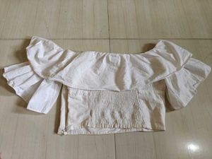 Off Shoulder Crop Top