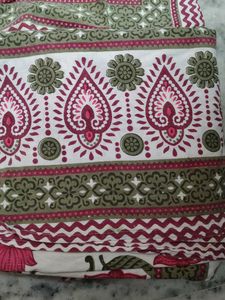 Ethnic Jaipur Cotton Bedsheet With Pillow Cover