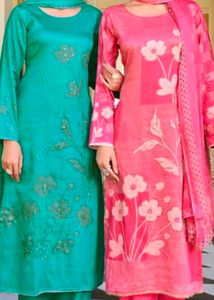 Floral Print Salwar Kameez Suit