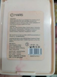 Makeup Products(Free Palette)