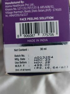 The Derma Co Peeling Solution