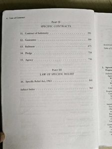 Contract &amp; Specific Relief (Avtar Singh ) 12th Ed.