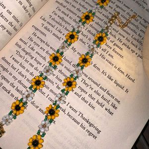 Sunflower bracelet