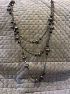 Multilayer Silver Necklace