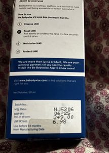 Bodywise Underarm Roll-On