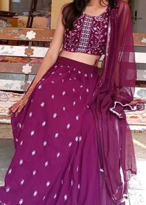 Elegant Embroidered Lehenga Choli
