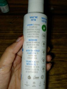 Free purse and The Moms Co. Vitamin C Face Toner