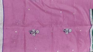 Super net Party Wear Saree With Blouse