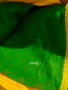 Beautiful Kurta With Embroidery Yellow Yoke