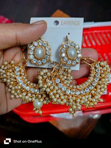 Heavy Pearl Earring