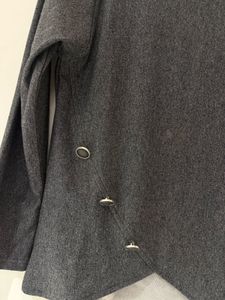 Unique Asymmetrical Gray Top