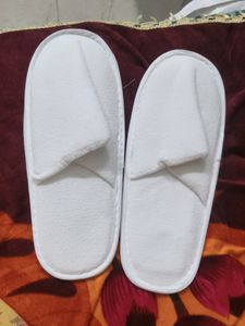 White Hotel Slippers - New