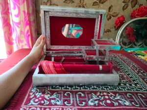 Silver Designer Storage Box
