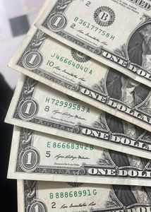 Five US Dollar Bills