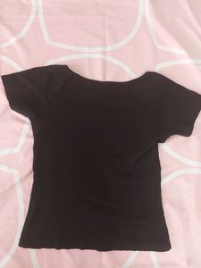 A black crop top from IZF