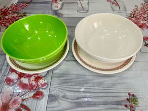 Melamine Breakfast Bowl & Plate Set