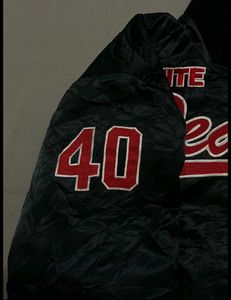 Vintage Peaches Baseball Jacket