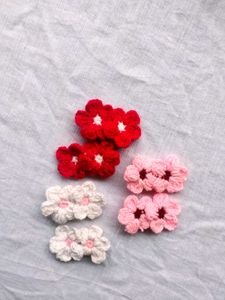 Daisy Crochet Clip