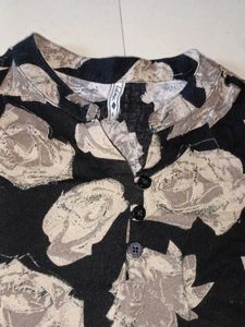 Floral Print Short Kurti
