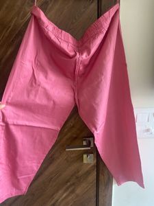 Pink Printed Kurta Set