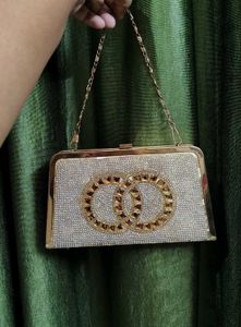 🔥😍party wear clutch purse handbag double sided